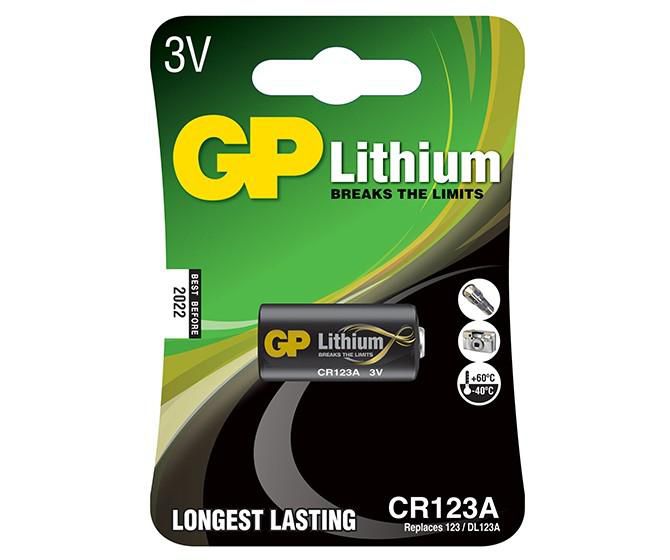 LITHIUM BATTERY CR123A
